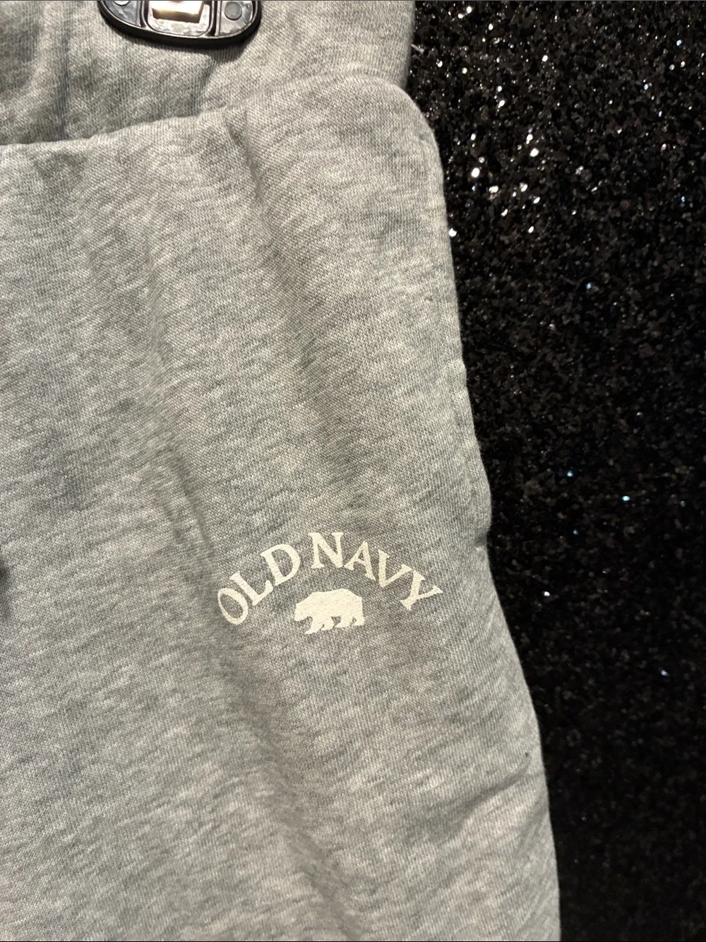 Old Navy Heather Gray Kids Fleece Drawstring Shorts